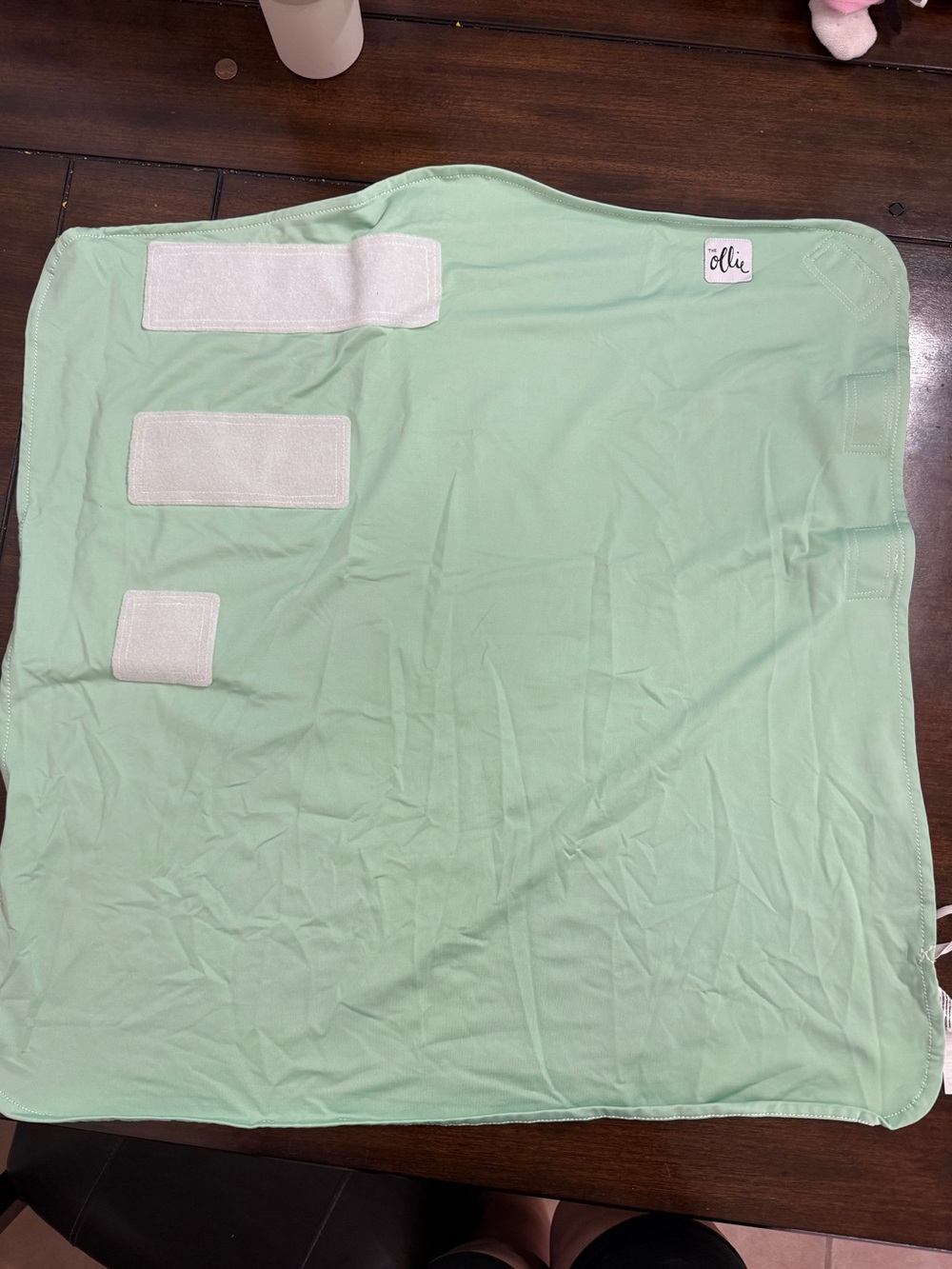 Olli Mint Green Swaddle Wrap for Kids